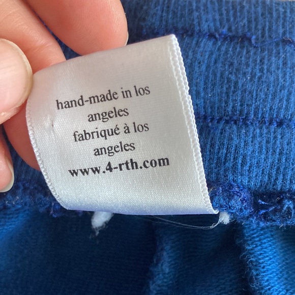 4-RTH blue jogger shorts size small - Picture 7 of 7